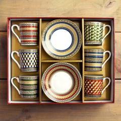 Set 6 cesti cu farfurie - Atmosphere Neoclassic