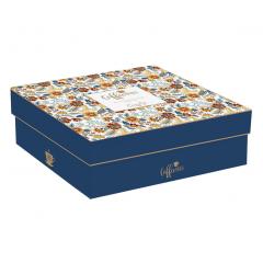 Set 6 cesti cu farfurie - Paisley Abundance