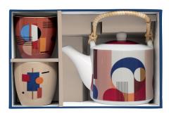 Set ceainic cu 2 cesti - Bauhaus