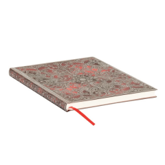 Carnet - Ultra, Lined - Silver Filigree - Garnet