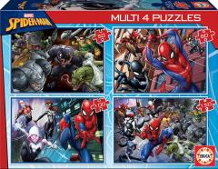 Puzzle 4in1 piese - Ultimate Spider-Man