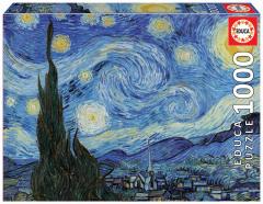 Puzzle 1000 piese - The Starry Night - Vincent Van Gogh