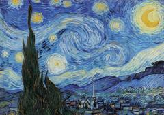 Puzzle 1000 piese - The Starry Night - Vincent Van Gogh