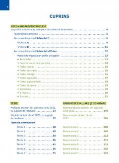 Limba si literatura romana. Evaluarea Nationala 2023. Clasa a VIII-a