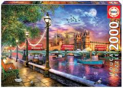 Puzzle 2000 piese - London at Sunset