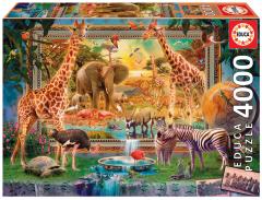 Puzzle 4000 piese - Savana Coming to Life