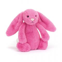 Jucarie de plus - Small - Bashful - Hot Pink Bunny