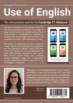 Use of English: Ten more practice tests for the Cambridge C1 Advanced