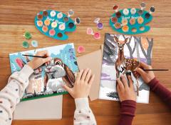 Set pictura - Paint & Frame - Caprioara in zapada