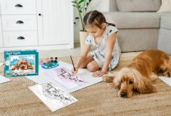 Set pictura - Paint & Frame - Catelusul iubitor