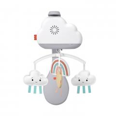 Jucarie bebelusi - 2 in 1 Mobile & Soother - Raindow Showers Bassinet to Bedside Mobile