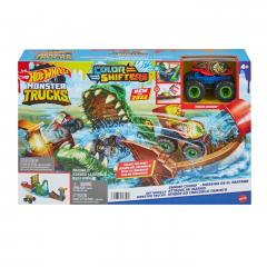 Set de joaca - Hot Wheels Monster Trucks - Color Shifters - Swamp Chomp