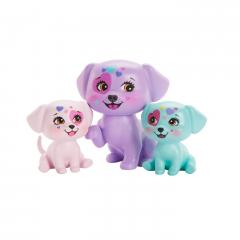 Set figurine - Enchantimals City Tails Main Street - Dessa Dalmatian Family
