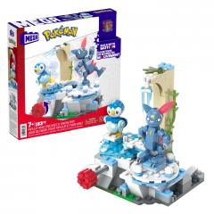 Set de constructie - Mega - Pokemon Piplup and Sneasel's Snow Day