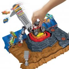 Set de joaca - Hot Wheels Monster Trucks Arena Smashers - Bone Shaker Ultimate Crush Yard