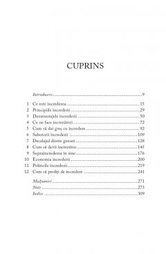 Mecanismele increderii in sine