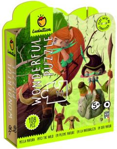 Puzzle 108 piese - Lumea Povestilor - In Salbaticie