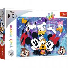 Puzzle Trefl - Prietenii Fericiti - 100 piese