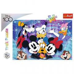 Puzzle Trefl - Prietenii Fericiti - 100 piese