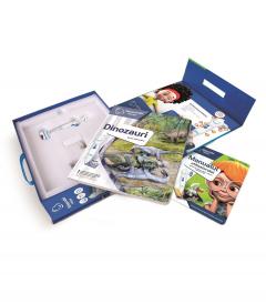Pachet Raspundel Istetel - Dinozauri (carte si creion)