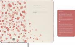 Carnet - Moleskine Limited Edition - Sakura - Fabric Hard Cover, Pocket, Ruled - Kosuke Tsumura