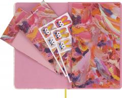 Carnet - Moleskine Limited Edition - Year of the Rabbit - Fabric Hard Cover, Large, Ruled - Angel Chen