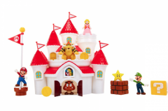 Set Nintendo Mario - 5 figurine - Castelul Ciuperca