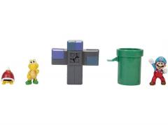 Set 3 figurine - Super Mario - Diorama in subteran