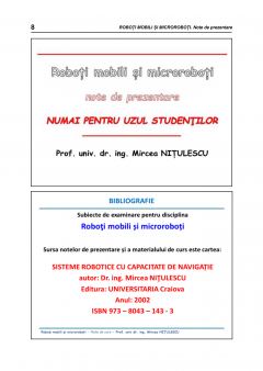 Roboti mobili si microroboti