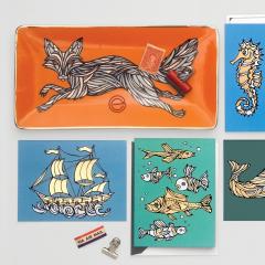 Tava decorativa-Patch NYC Fox