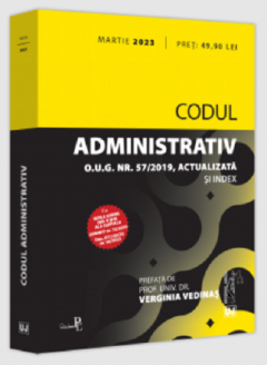 Codul administrativ - martie 2023