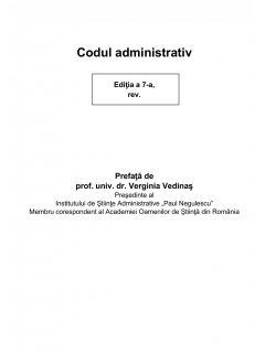 Codul administrativ - martie 2023