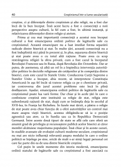 Crestinismul intr-o lume secularizata