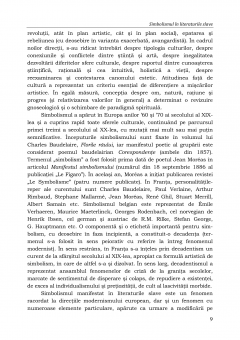 Simbolismul in literaturile slave