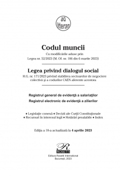 Codul muncii - Legea privind dialogul social