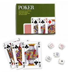 Set carti de joc si zaruri Poker