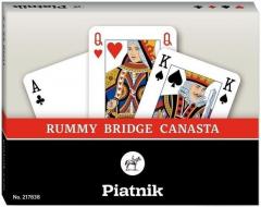 Set 2 pachete carti de joc - Poker, Bridge, Canasta