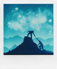 Film instant - Polaroid Blue 600 Film - Reclaimed Edition