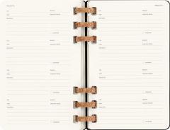 Agenda 2023 -2024 - 12-Months Academic Planner - Large, Spiral, Hard Cover - Black