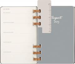 Agenda 2023 -2024 - 12-Months Academic Planner - Large, Spiral, Hard Cover - Black