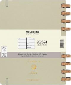 Agenda 2023 -2024 - 12-Months Academic Planner - XL, Spiral, Hard Cover - Crush Kiwi