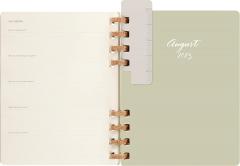 Agenda 2023 -2024 - 12-Months Academic Planner - XL, Spiral, Hard Cover - Crush Kiwi