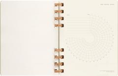 Agenda 2023 -2024 - 12-Months Academic Planner - XL, Spiral, Hard Cover - Crush Kiwi