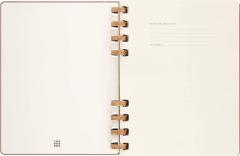 Agenda 2023 -2024 - 12-Months Academic Planner - XL, Spiral, Hard Cover - Crush Almond