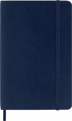 Agenda 2023-2024 - 18-Month Weekly Planner - Pocket, Soft Cover - Sapphire Blue