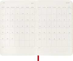 Agenda 2023-2024 - 18-Month Weekly Planner - Pocket, Soft Cover - Scarlet Red