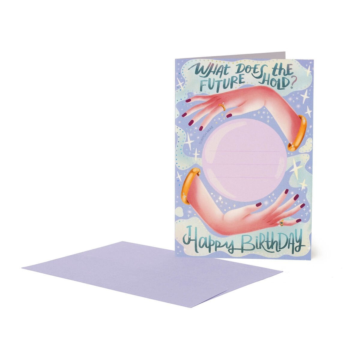 Felicitare - Scratch to Reveal - Crystal Ball