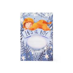 Felicitare - Scratch to Reveal - Baby Born - Boy