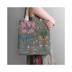 Tote bag - William Morris - Pink Honeysuckle