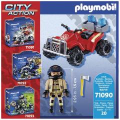 Set de joaca - City Action - Vehicul Pullback Pompieri